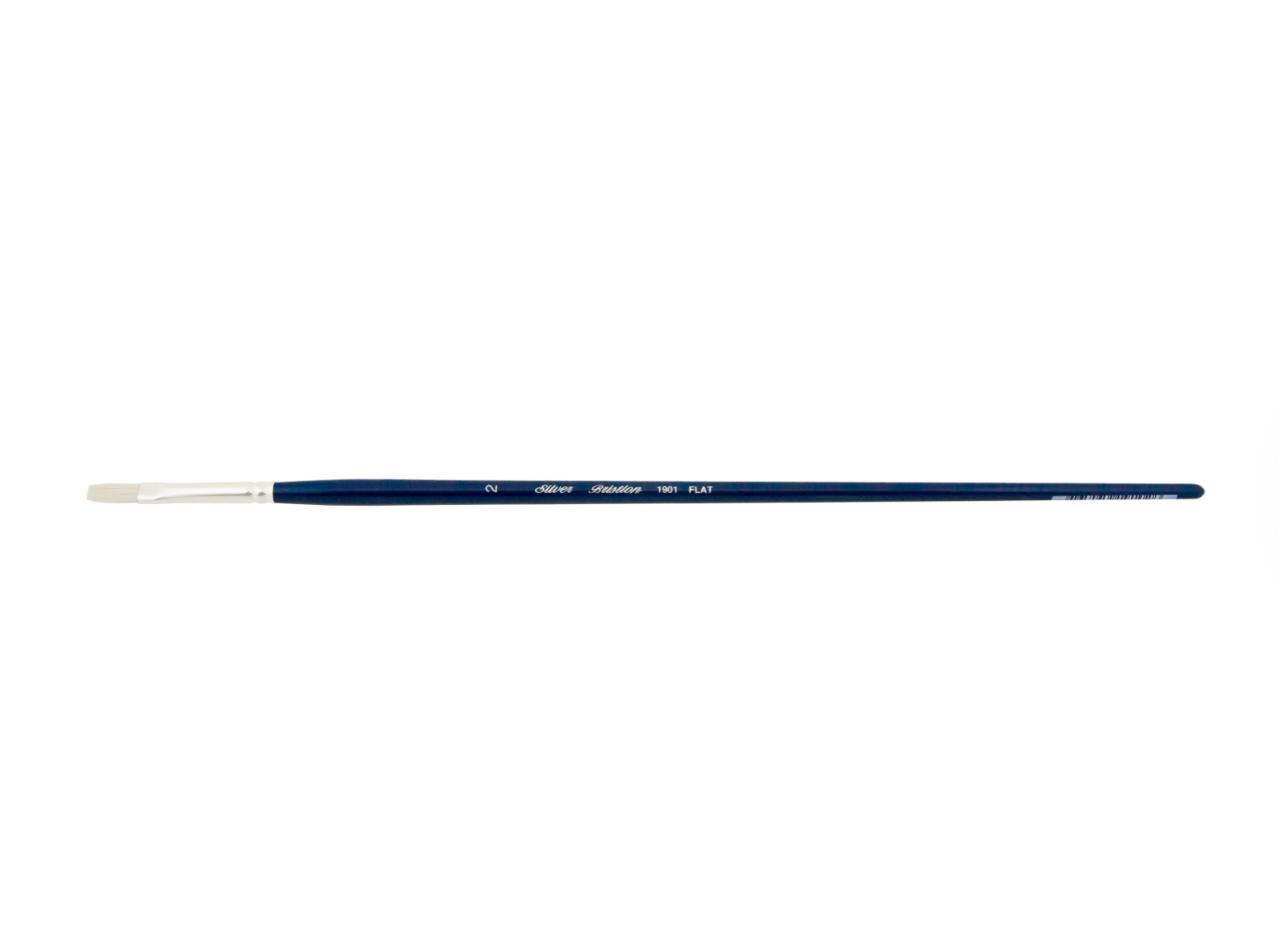 Silver Brush - Bristlon Stiff Synthetic Long Handle Brushes - Flat 1901