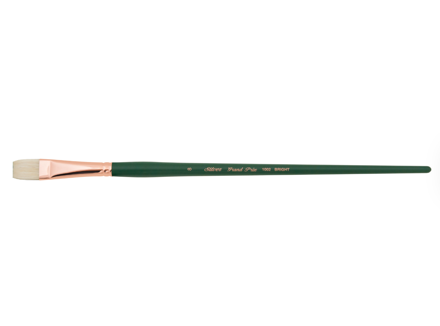 Silver Brush - Grand Prix Long Handle Hog Bristle Brushes - Bright 1002
