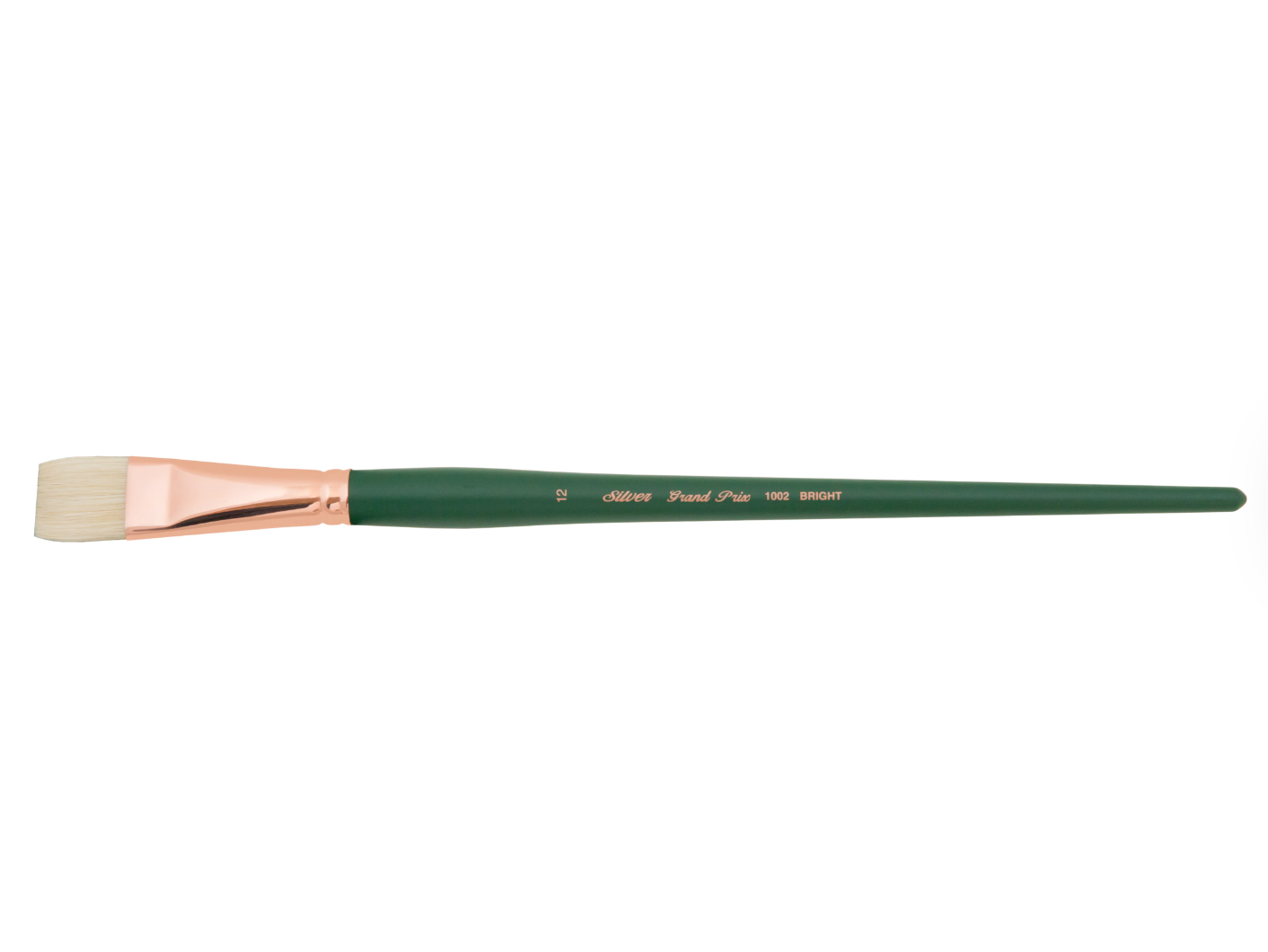 Silver Brush - Grand Prix Long Handle Hog Bristle Brushes - Bright 1002