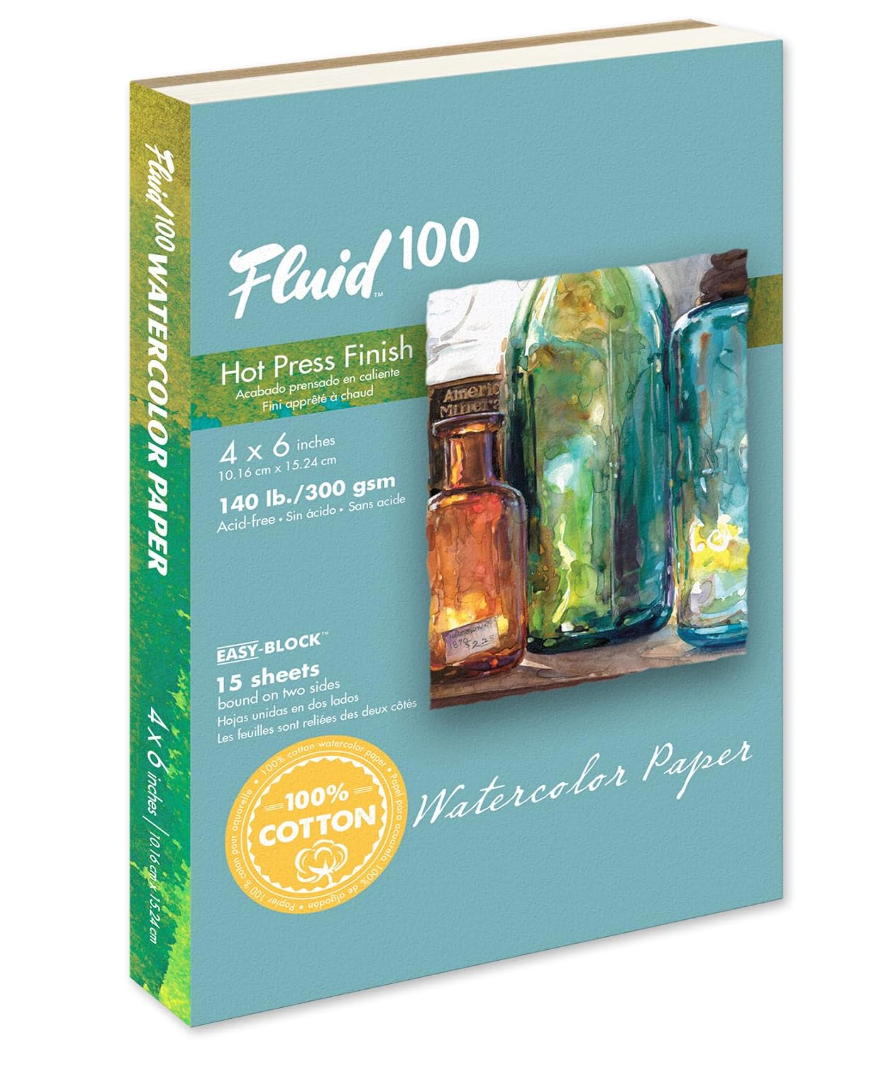 Fluid 100 140lbs Hot Press Blocks