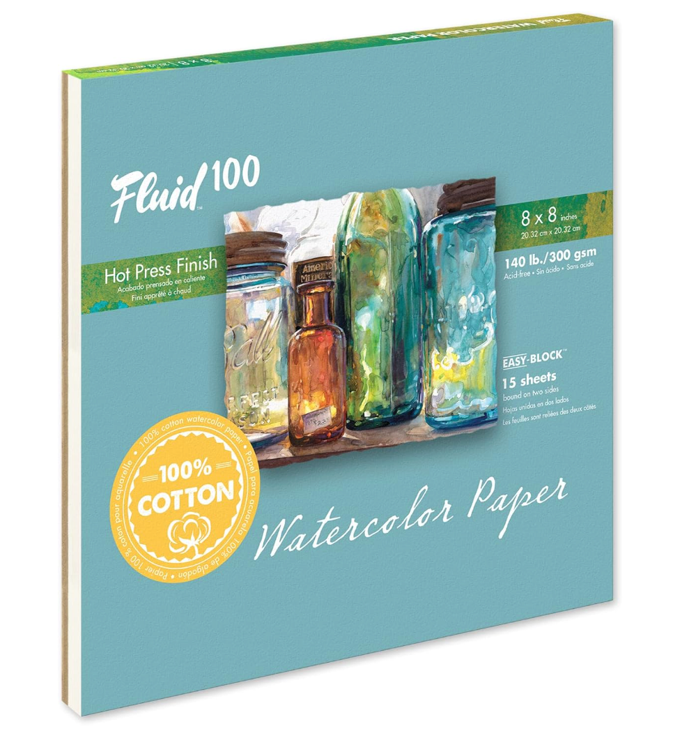 Fluid 100 140lbs Hot Press Blocks