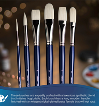 Load image into Gallery viewer, Silver Brush - Bristlon Stiff Synthetic Long Handle Brush - Script Liner 1907
