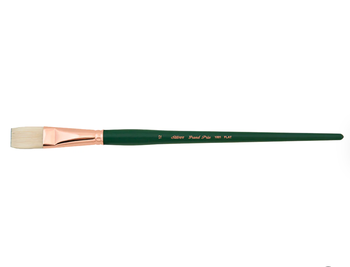 Silver Brush - Grand Prix Long Handle Hog Bristle Brushes - Flat 1002