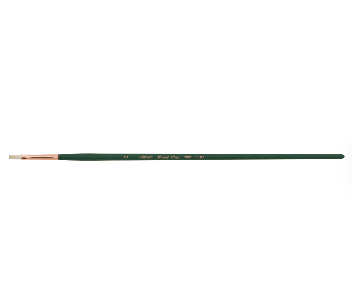 Silver Brush - Grand Prix Long Handle Hog Bristle Brushes - Flat 1002