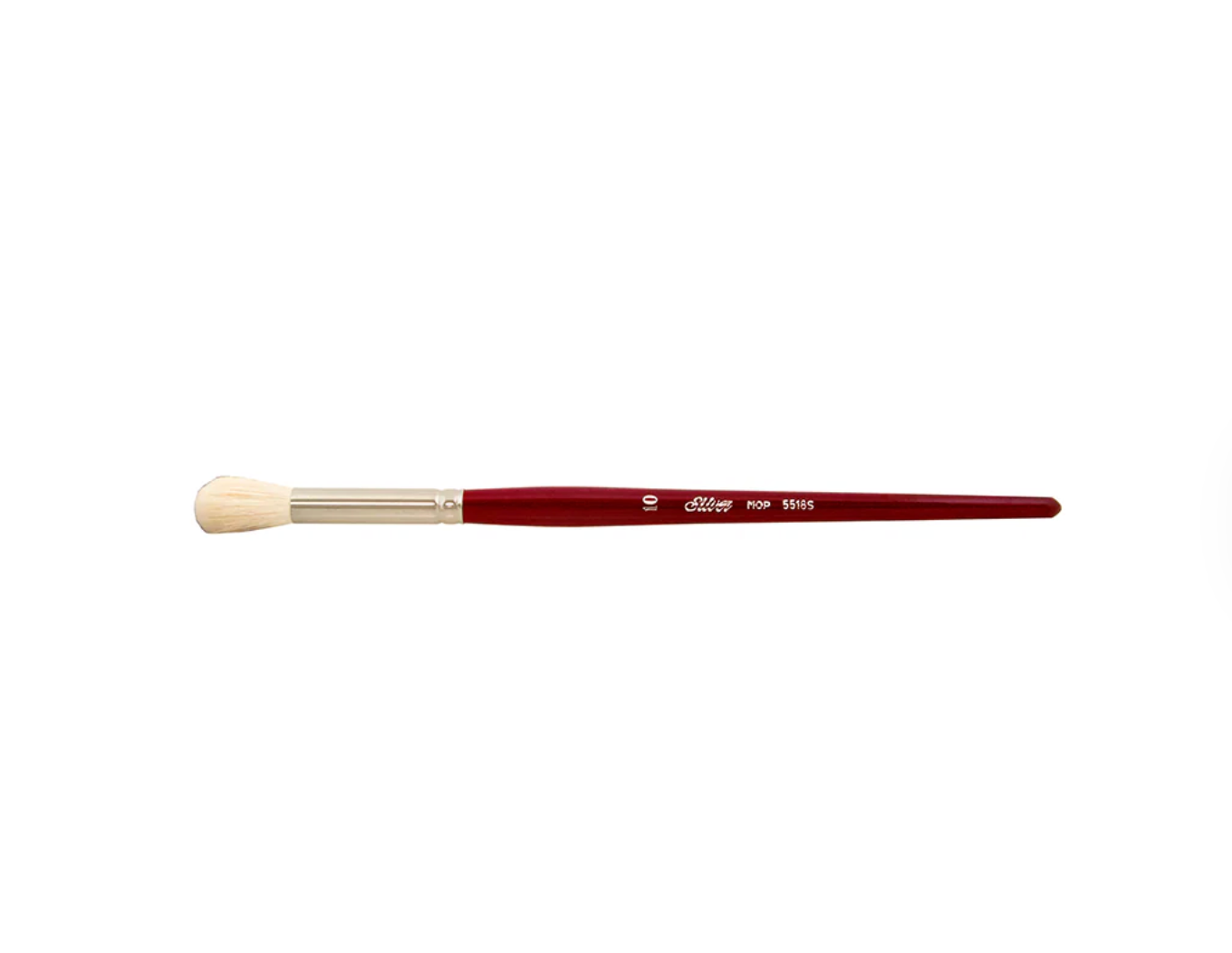 Silver Brush - Mops Goat Hair Short Handle Brushes - Round
