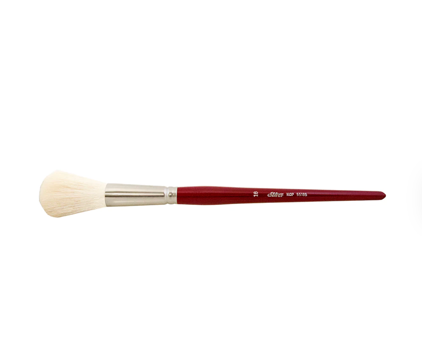 Silver Brush - Mops Goat Hair Short Handle Brushes - Round