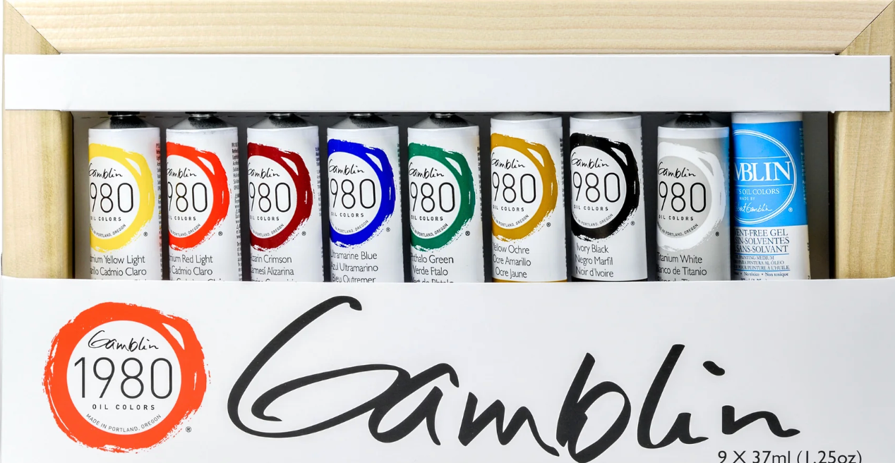 Gamblin 1980 8 set Oil Colors