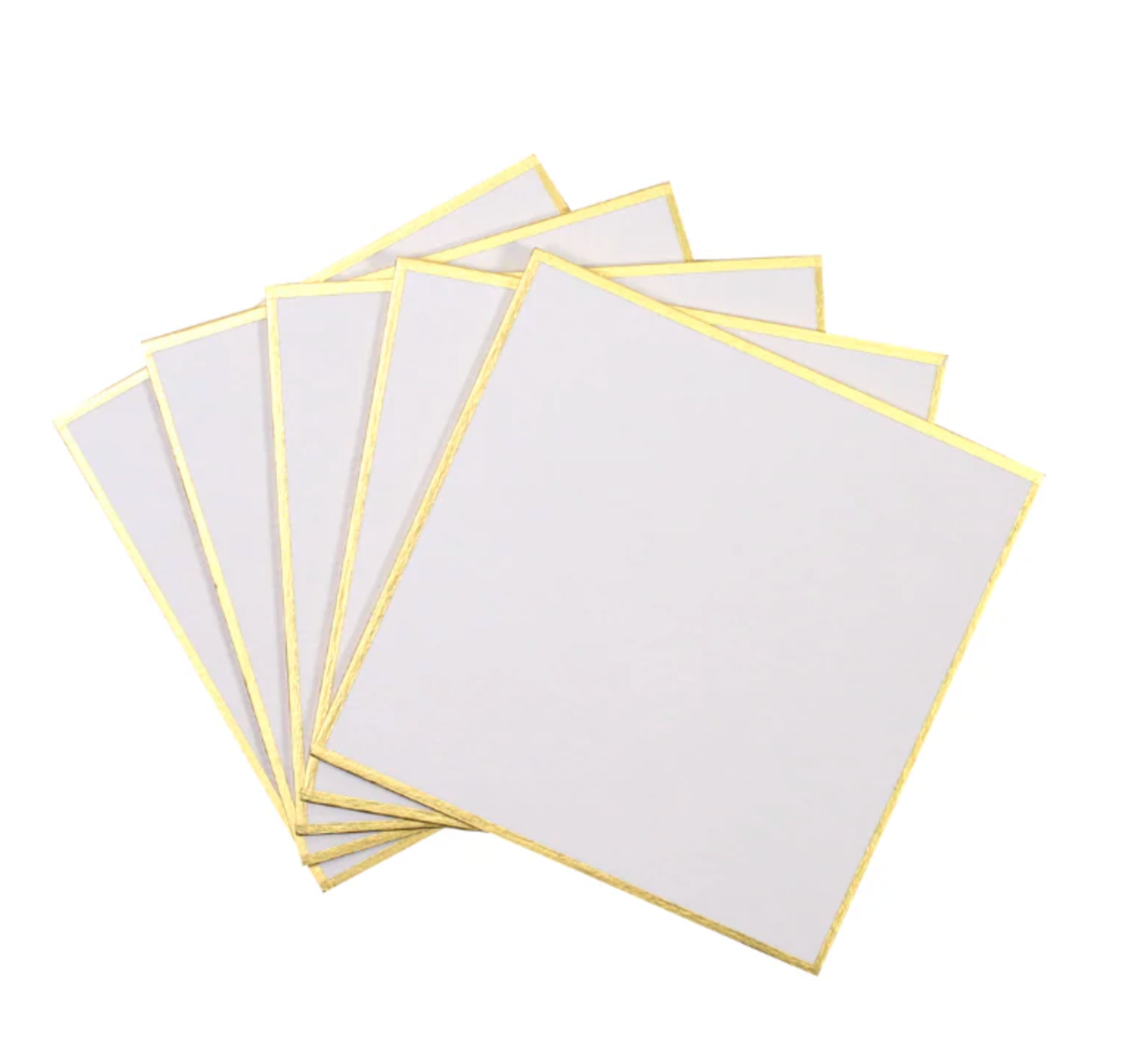 Japanese Shikishi 3" x 3" Gasen Boards (5 pk)
