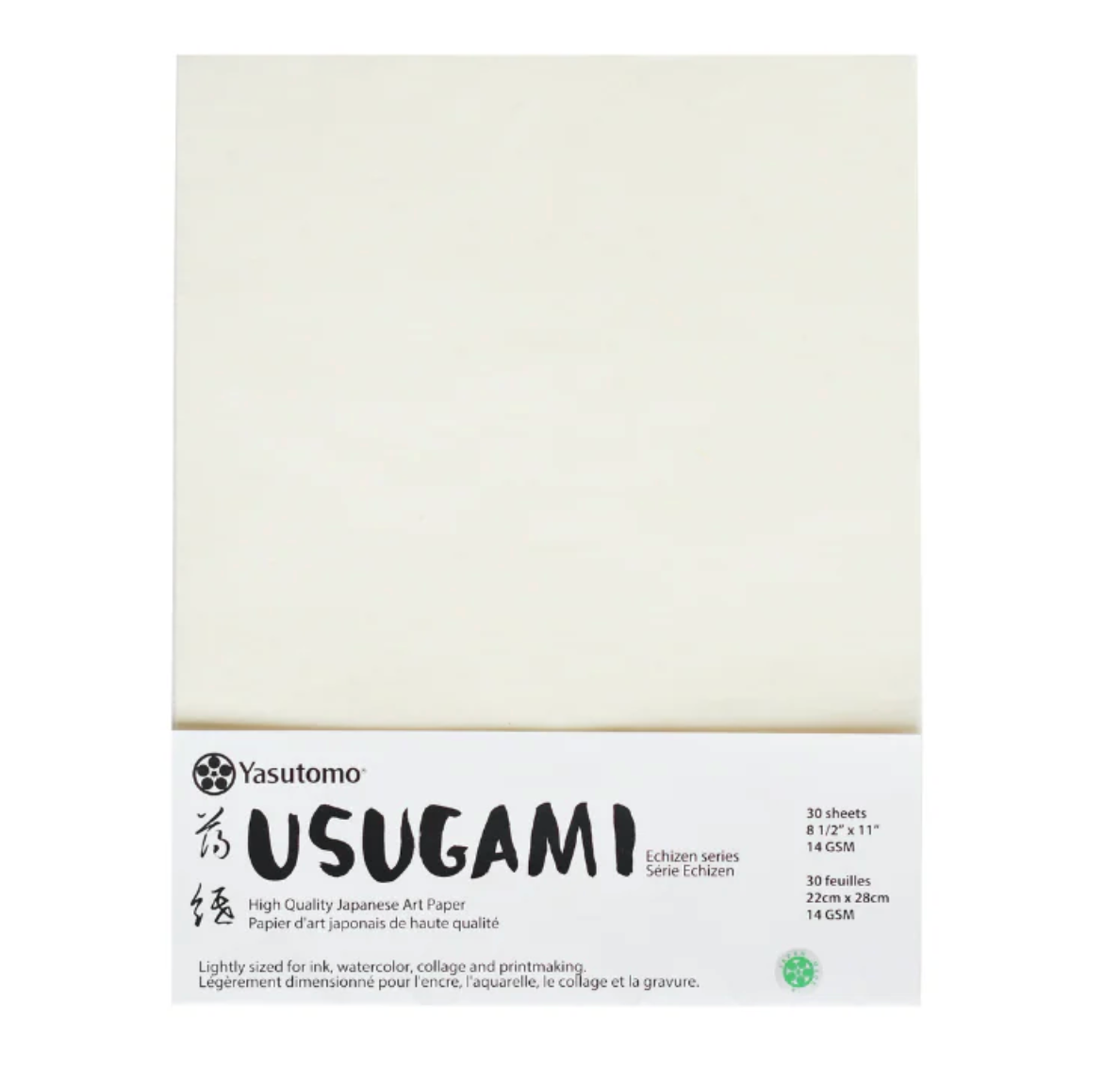 Usugami Paper 8.5" x 11" (30 Sheets)