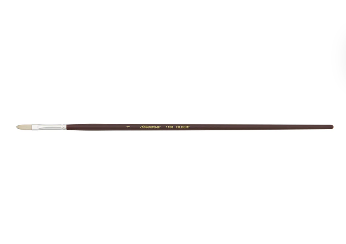 Silverstone Long Handle Brushes - Filbert 1103