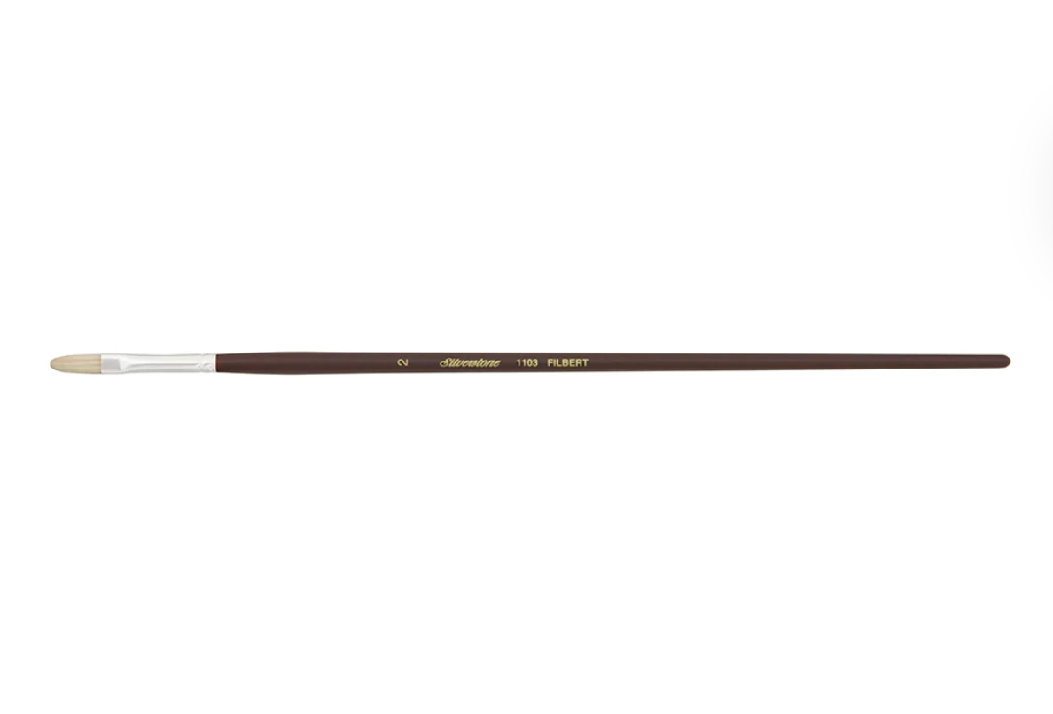 Silverstone Long Handle Brushes - Filbert 1103