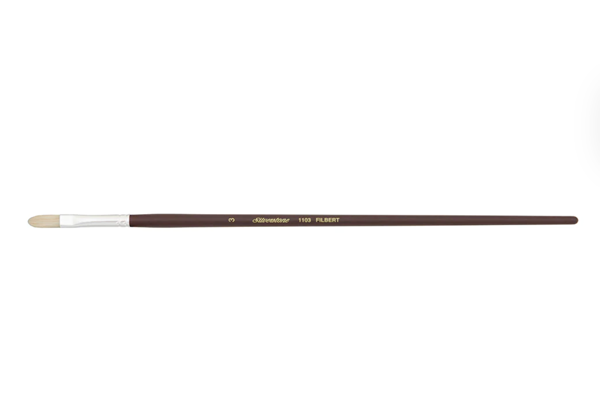 Silverstone Long Handle Brushes - Filbert 1103