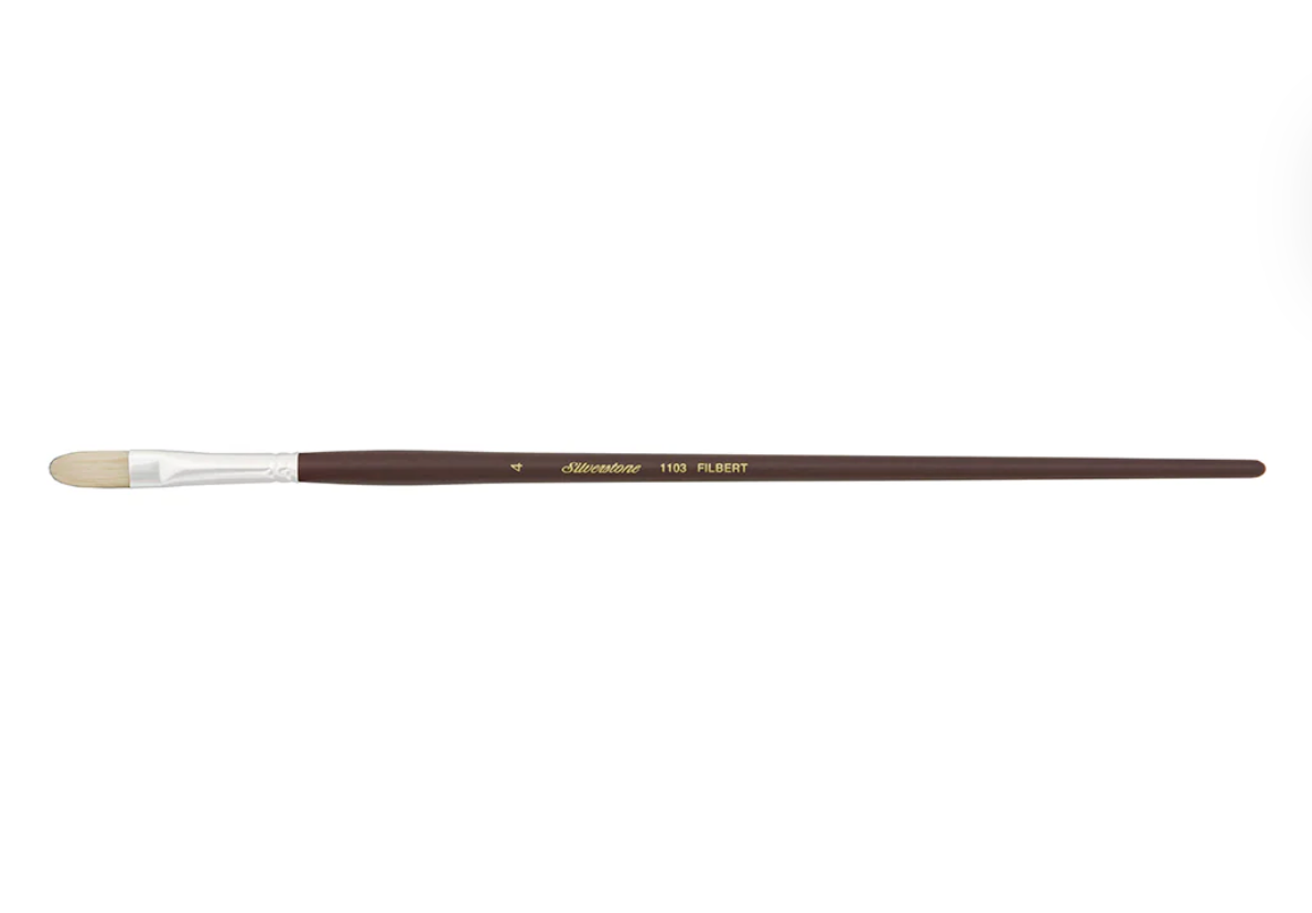 Silverstone Long Handle Brushes - Filbert 1103