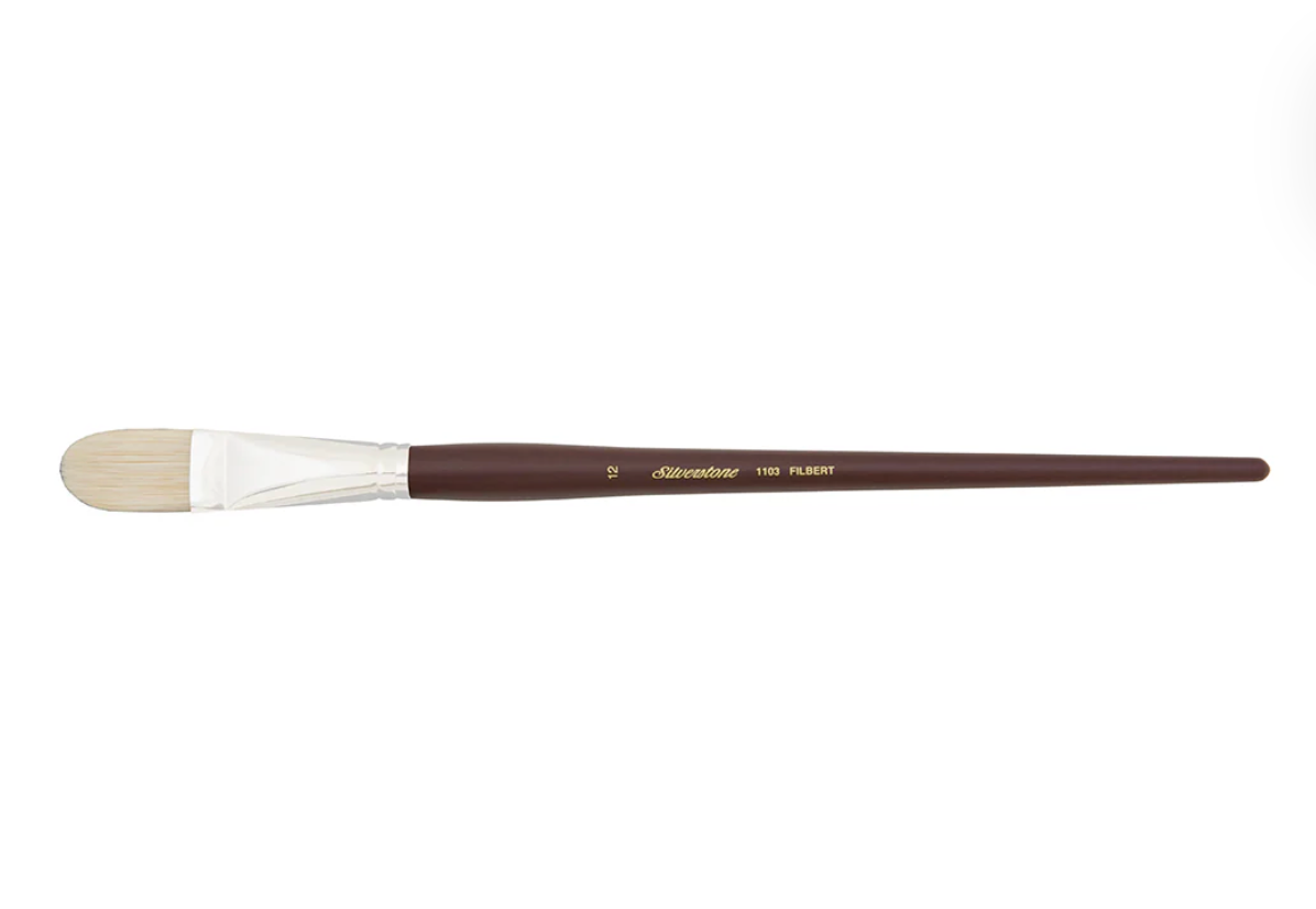 Silverstone Long Handle Brushes - Filbert 1103