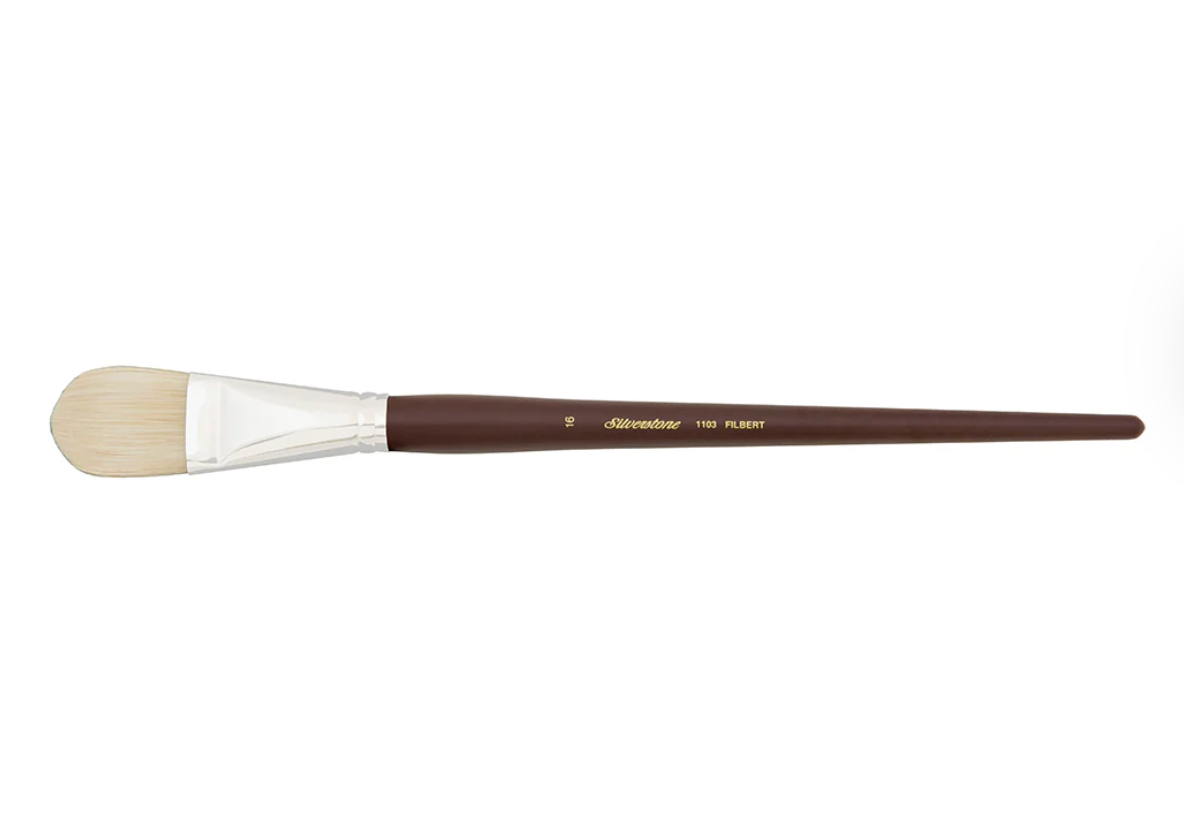 Silverstone Long Handle Brushes - Filbert 1103
