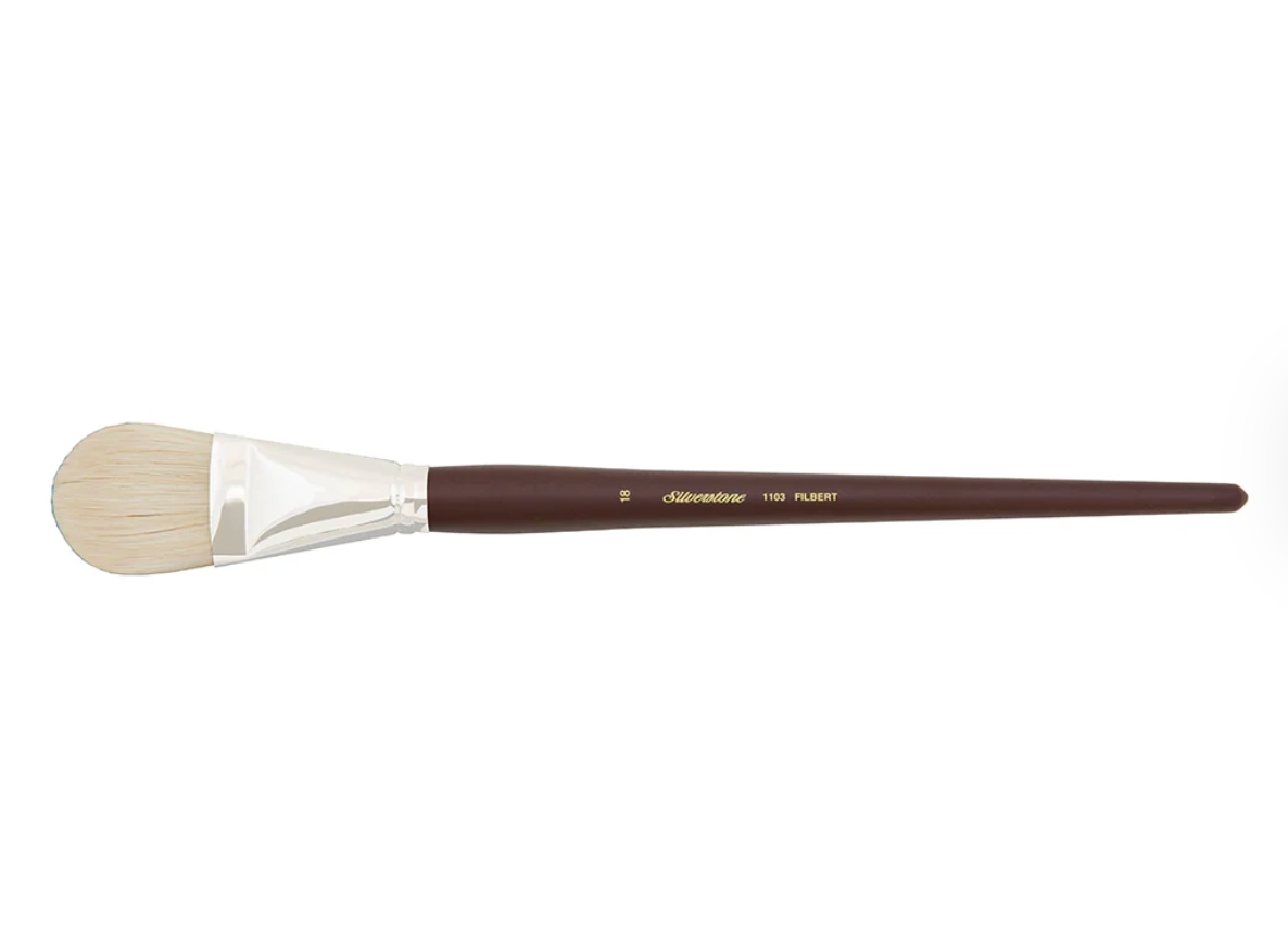 Silverstone Long Handle Brushes - Filbert 1103