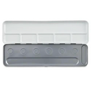 Finetec Empty Metal Watercolor Palette Box - 6 Pan