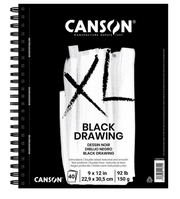 Canson XL Black Draw Pad