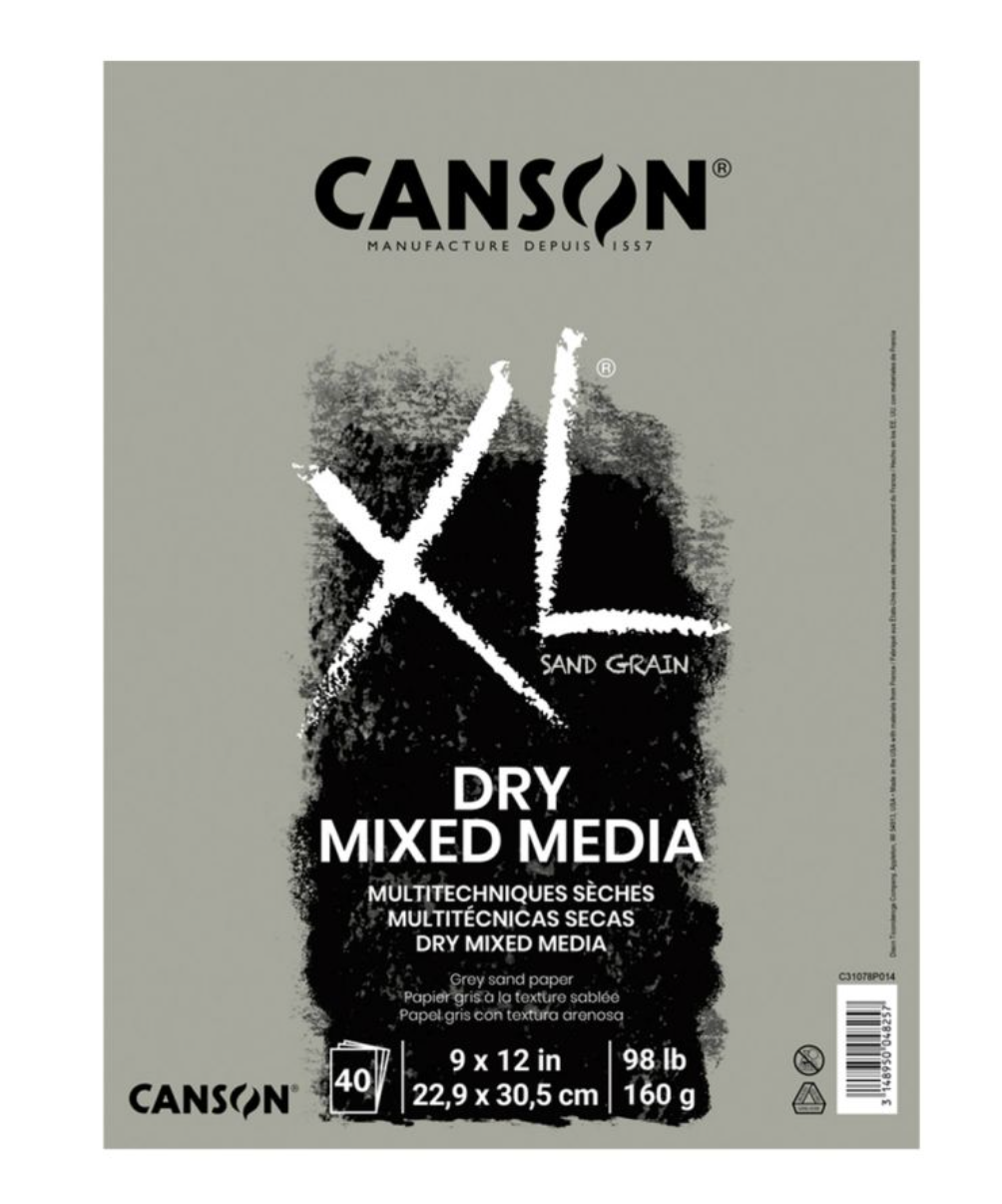 Canson XL Grey Sand Grain Pads