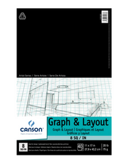 Canson Cross Section Pad Graph & Layout