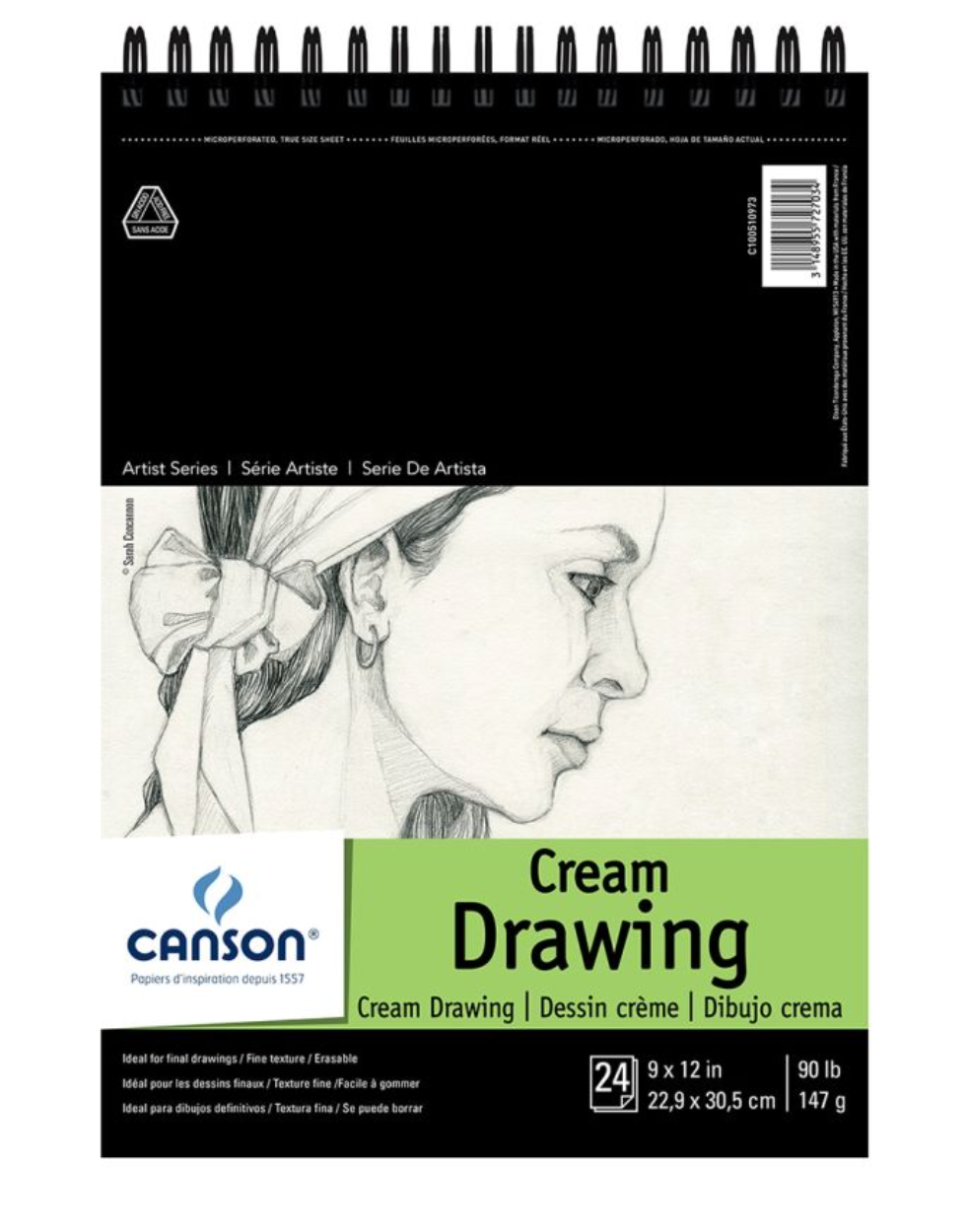 Canson Artist Series Classic Cream Drawing Pad