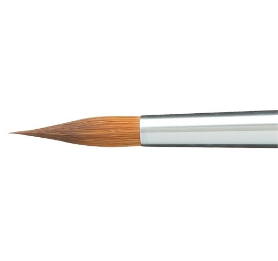 AquaElite Synthetic Kolinsky Brushes - Long Round