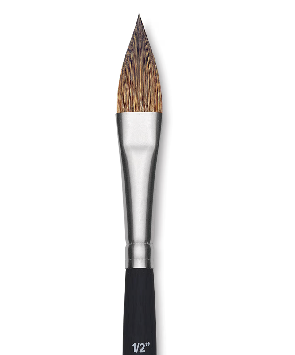 AquaElite Synthetic Kolinsky Brushes - Oval Wash