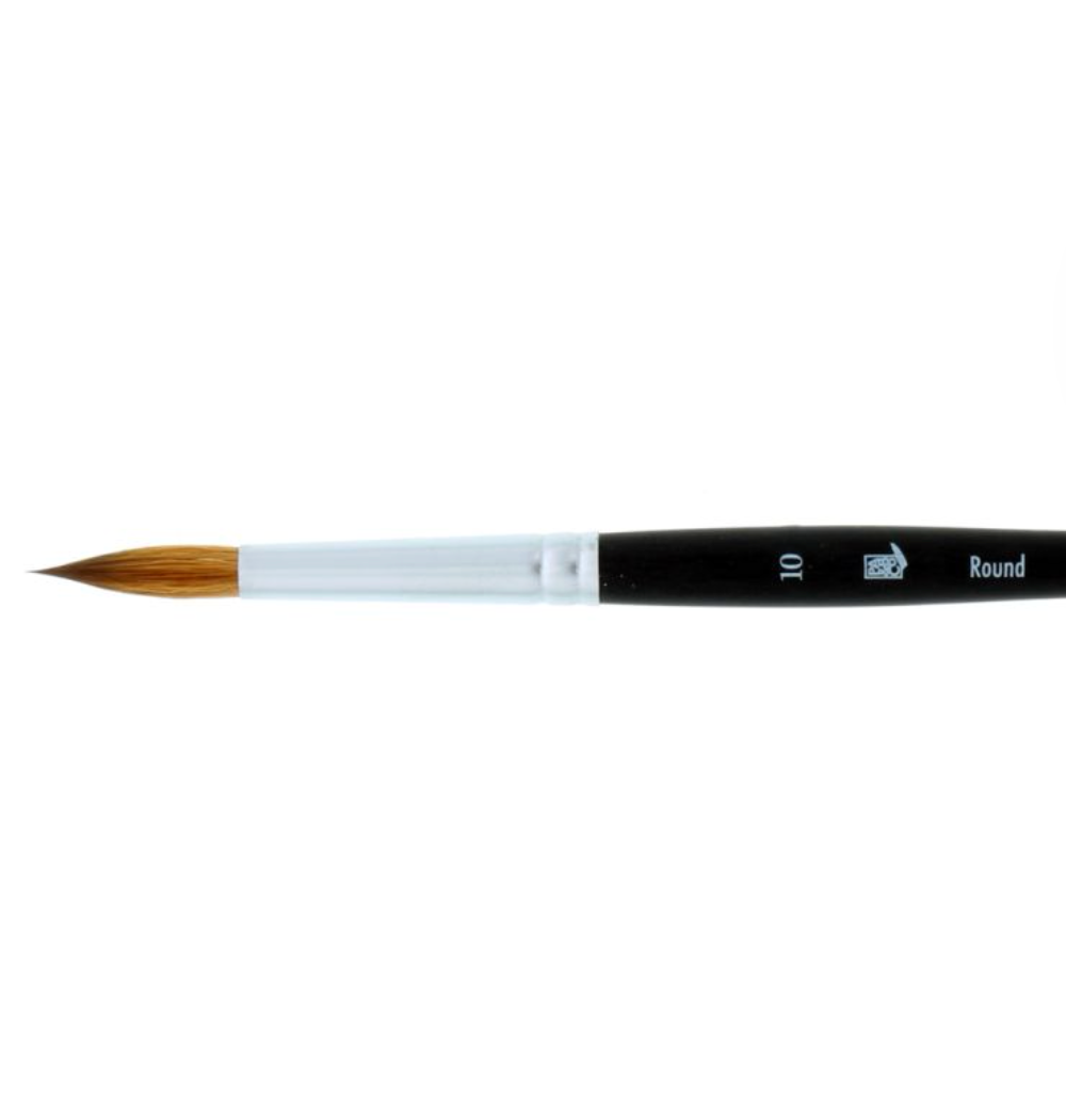 AquaElite Synthetic Kolinsky Brushes - Round