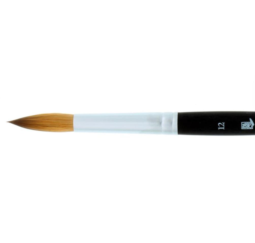 AquaElite Synthetic Kolinsky Brushes - Round