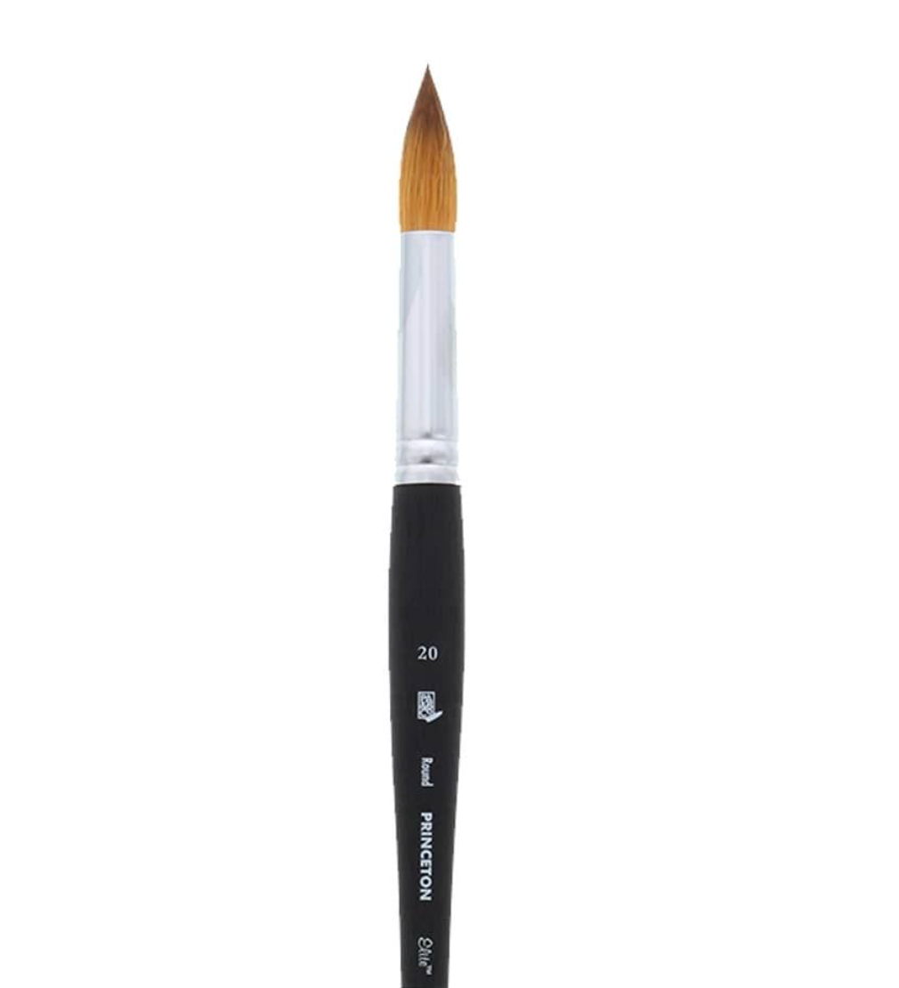AquaElite Synthetic Kolinsky Brushes - Round