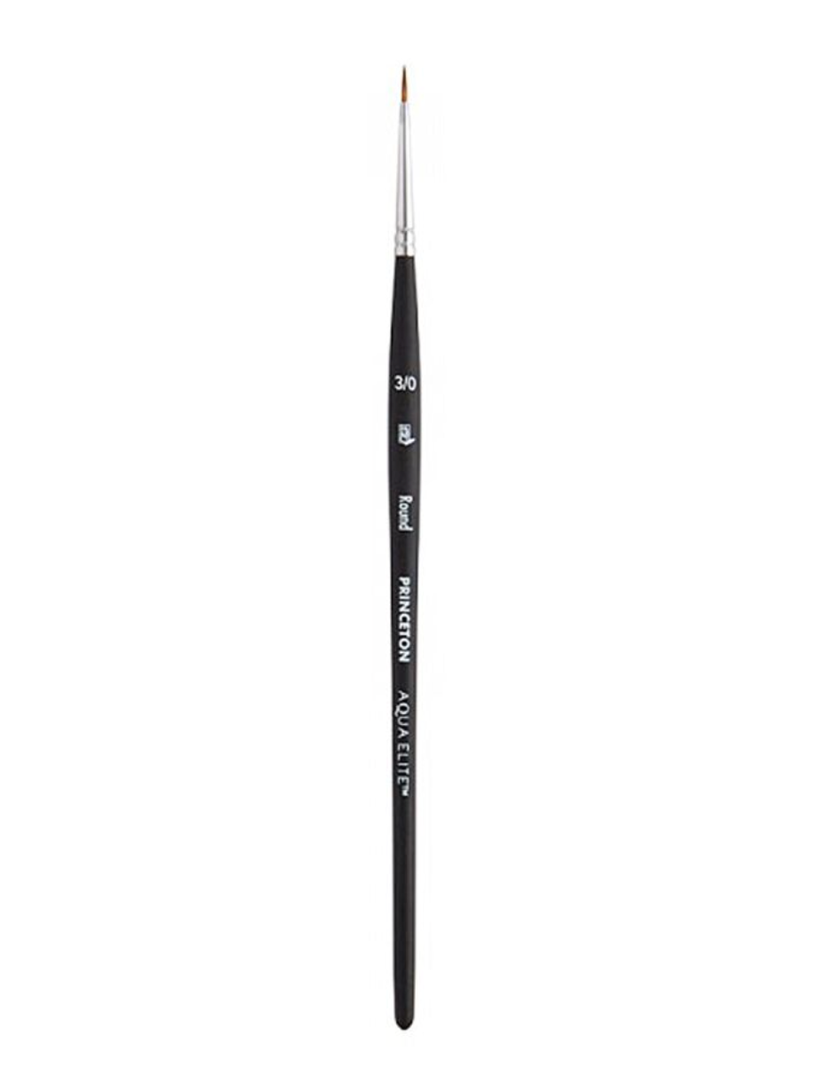 AquaElite Synthetic Kolinsky Brushes - Round