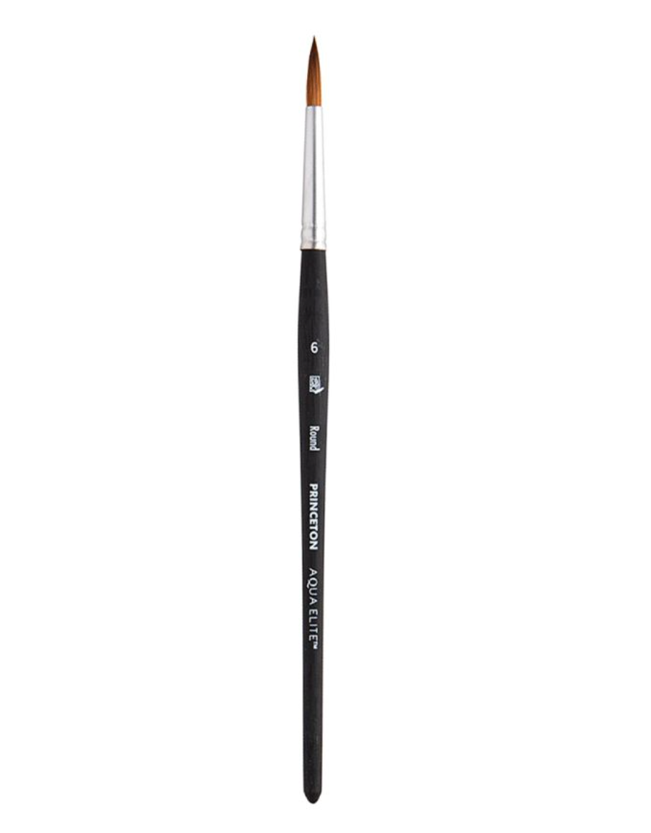 AquaElite Synthetic Kolinsky Brushes - Round