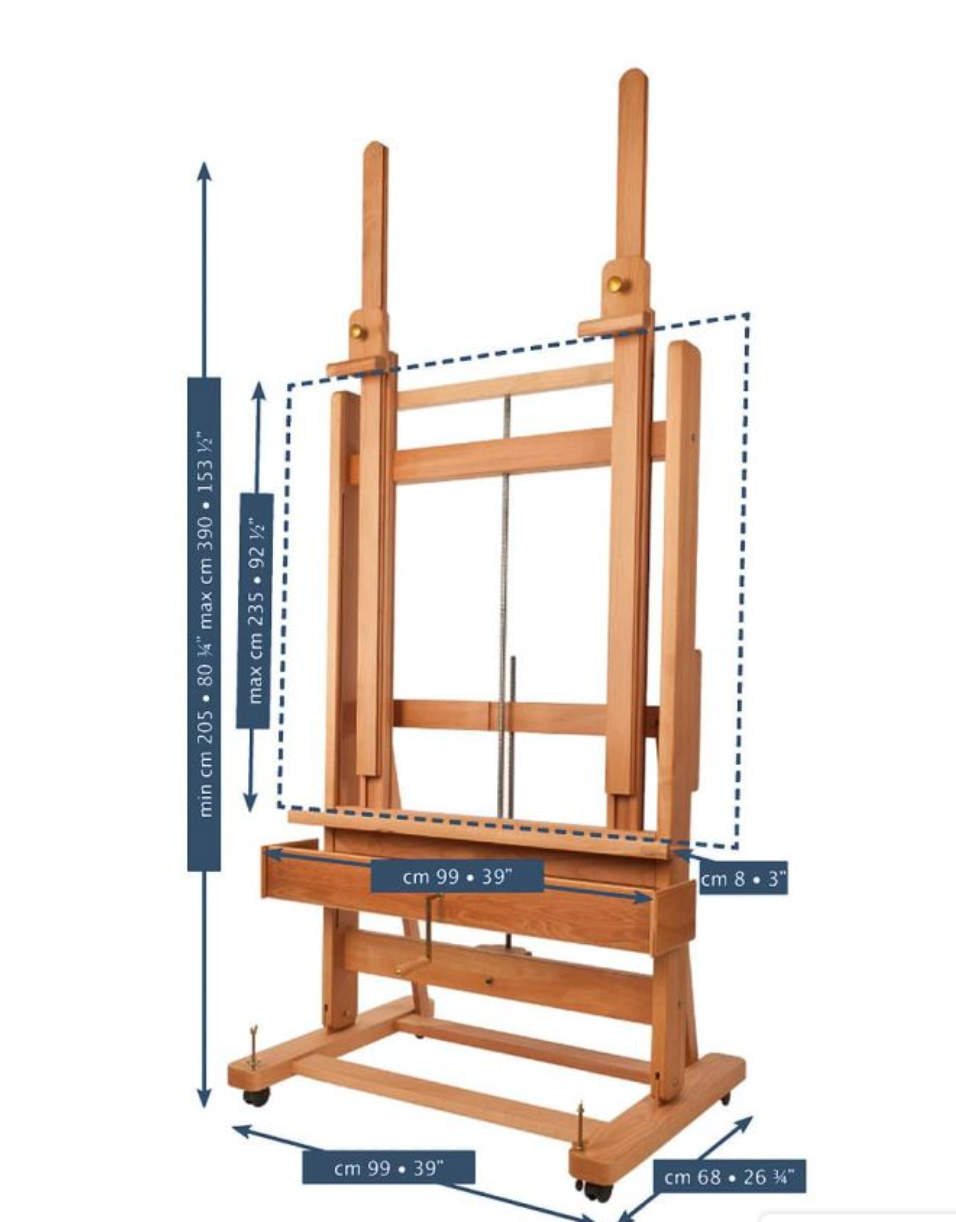 Mabef Lugano Easel Double Mast MBM-02D