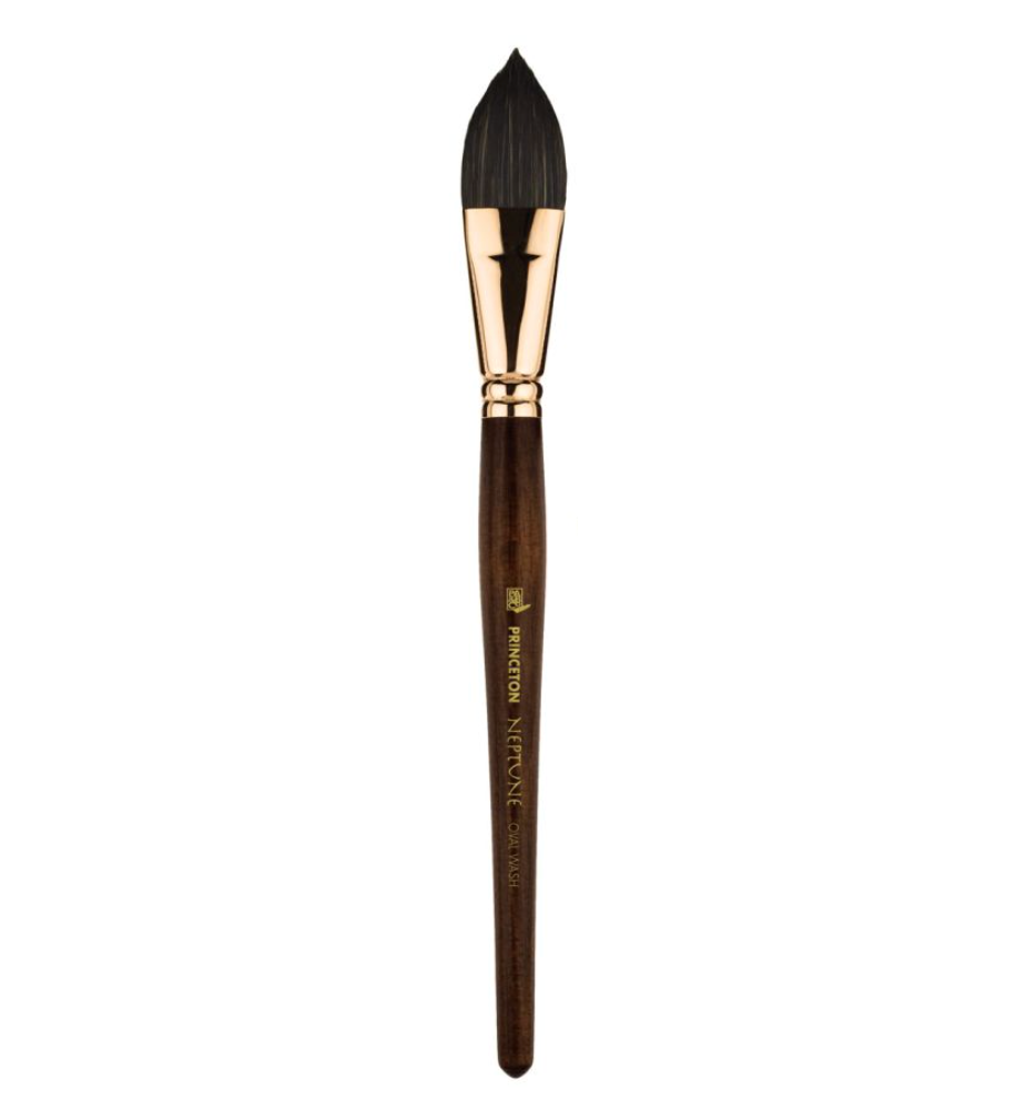 Neptune Synthetic Squirrel Brushes - Oval Wash