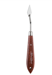 Silver Brush Palette Knife #40