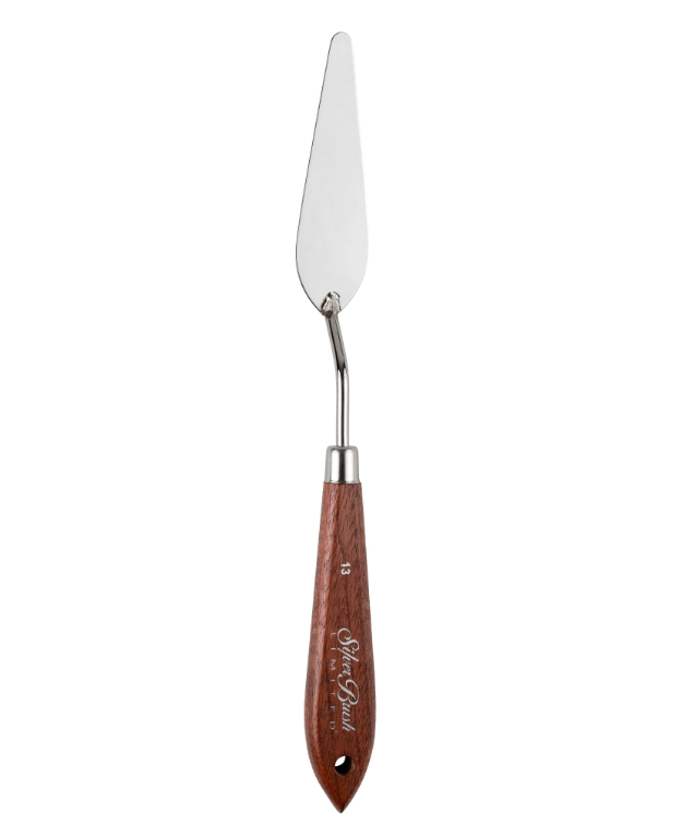 Silver Brush Palette Knife #13
