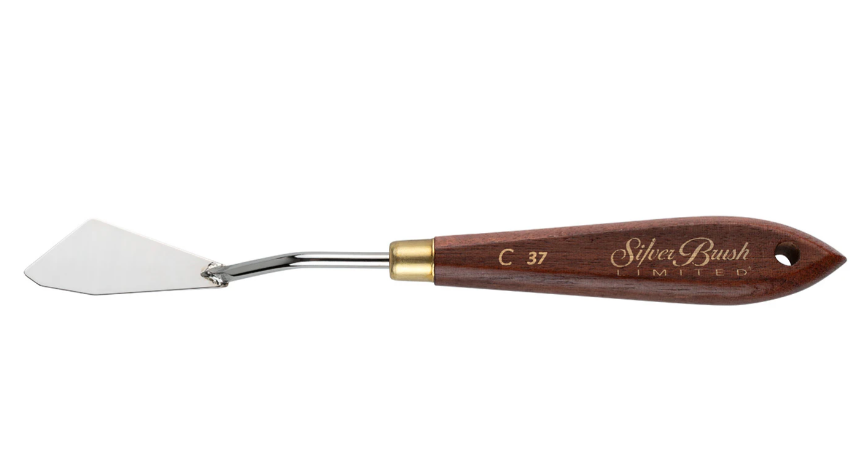 Silver Brush Palette Knife #C37