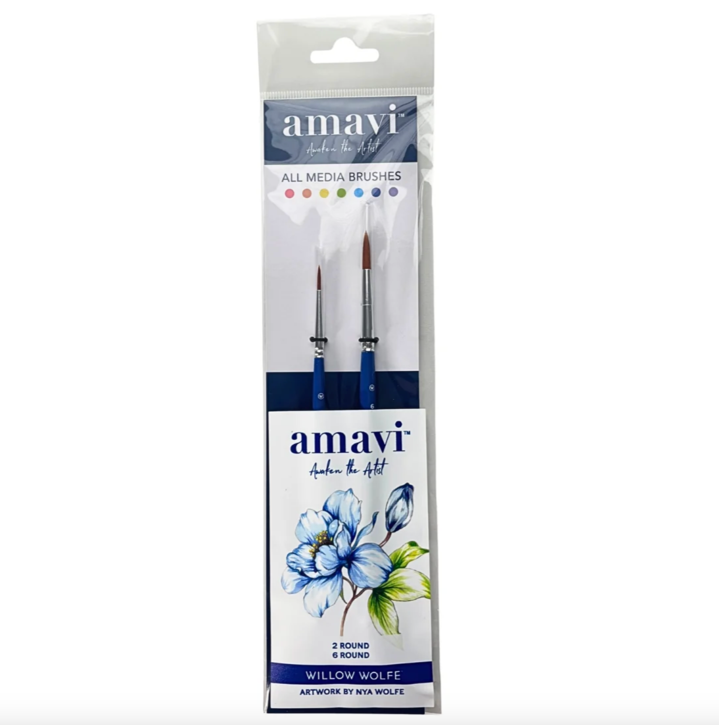 Amavi Nya Floral Brush set by Willow Wolfe