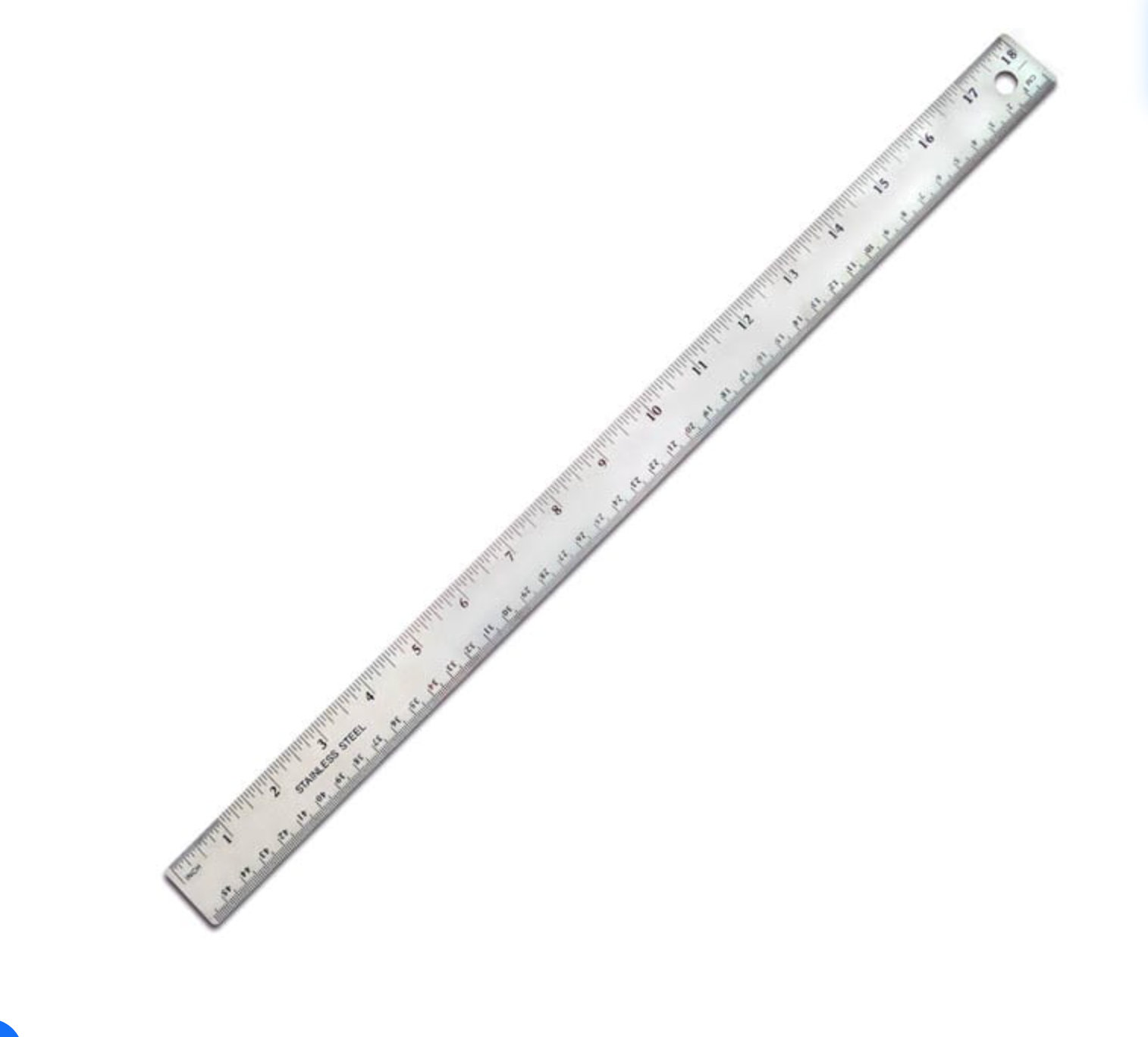 Ruler SS Flex Cork 18in