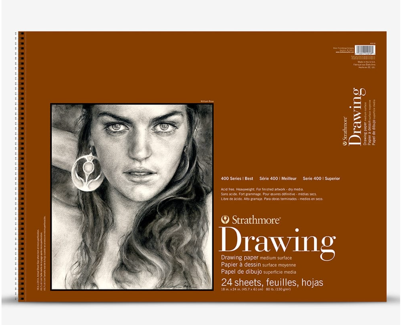 400 Drawing Med 80# 18x24