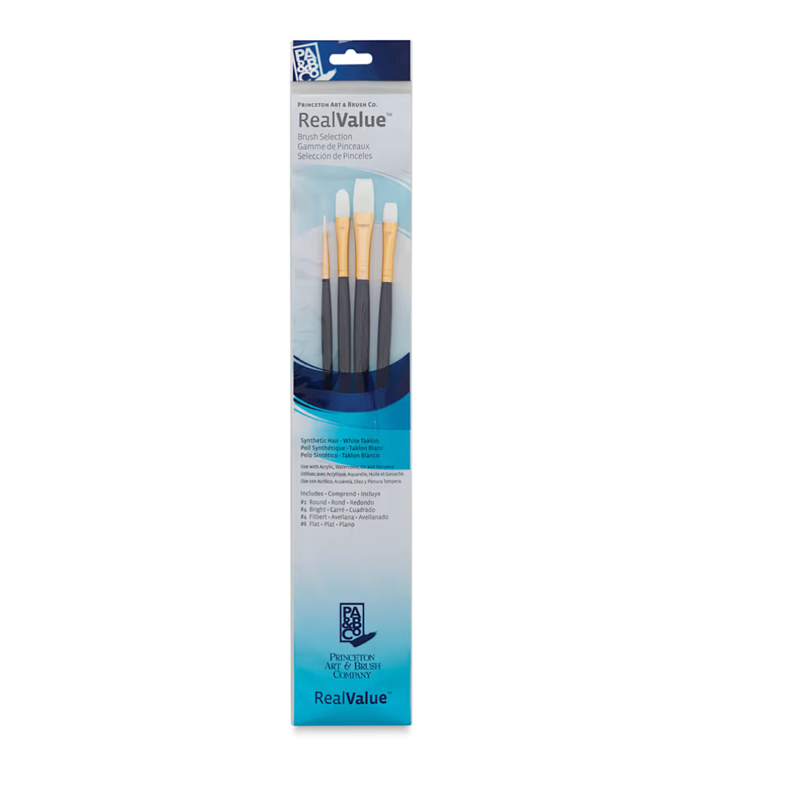 White Taklon 9130 Asst 4 set