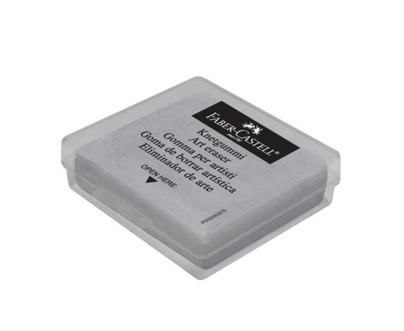 Kneaded Eraser Grey with Case