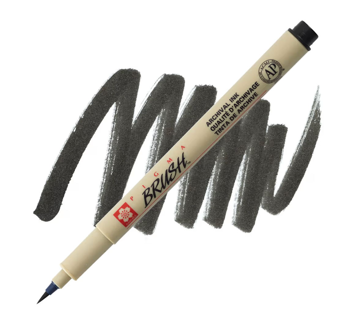 Micron Brush Pen - Black