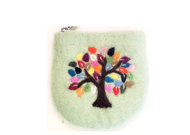 Felt Pouch Tree of Life