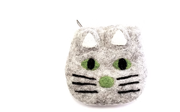 Felt Pouch Kitten