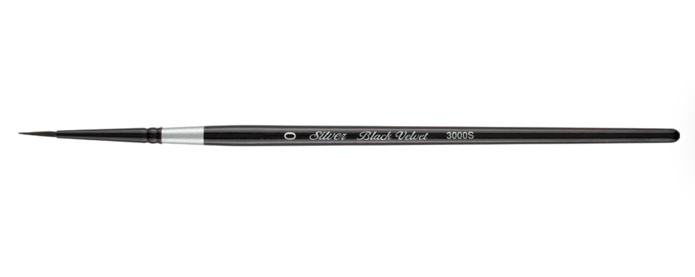 Silver Brush Black Velvet® Round Brush