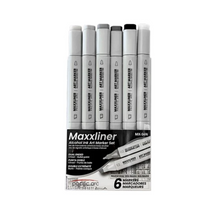 Load image into Gallery viewer, Maxxliner 6-Piece Gray Tone Sets – Cool, Neutral, and Warm

