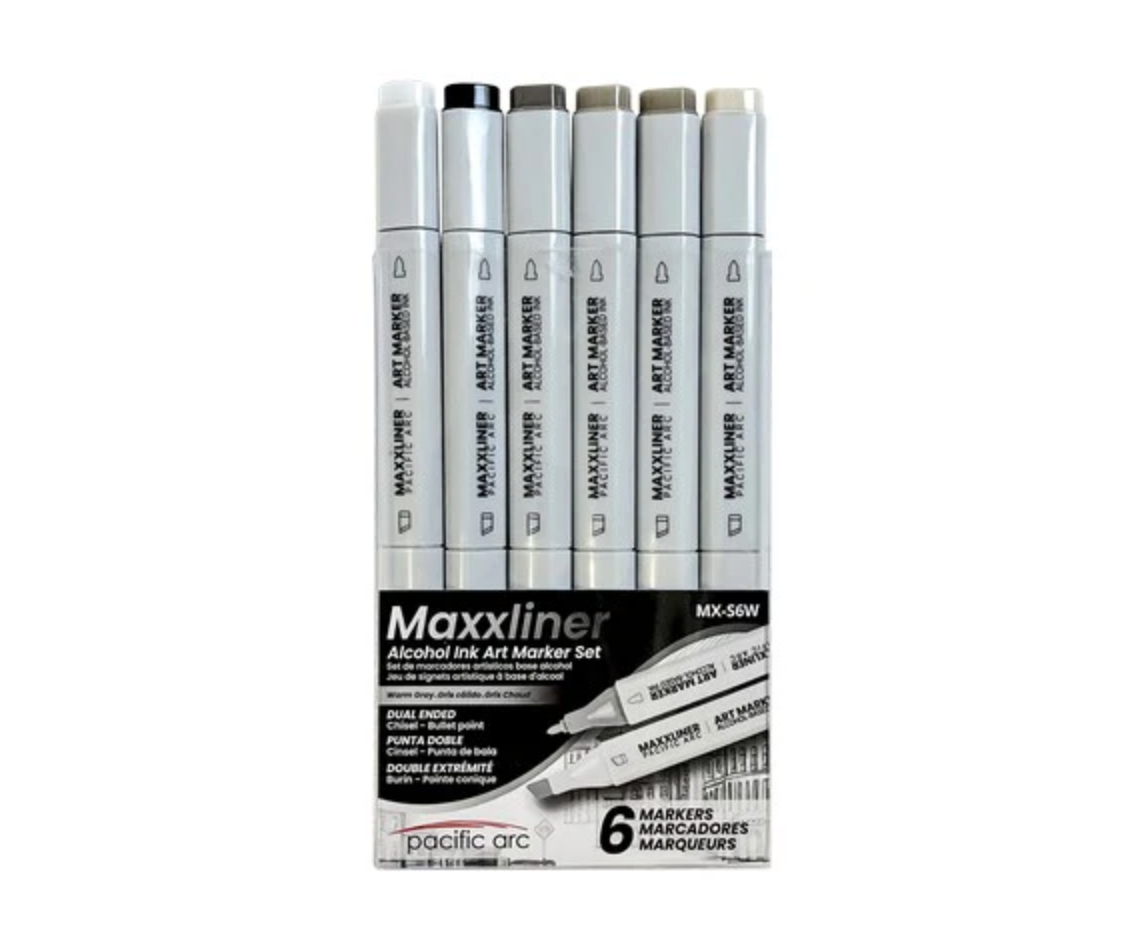 Maxxliner 6-Piece Gray Tone Sets – Cool, Neutral, and Warm