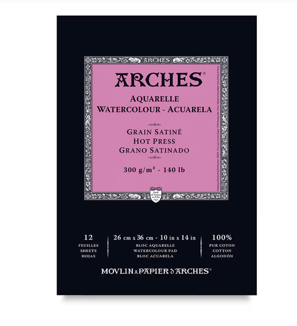 Arches Watercolor 140lb Pads
