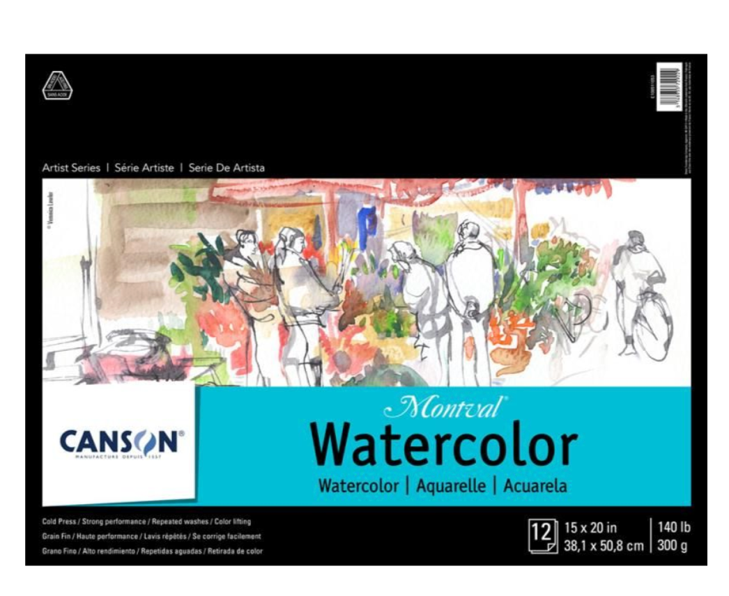 Canson Montval Watercolor Pads & Blocks